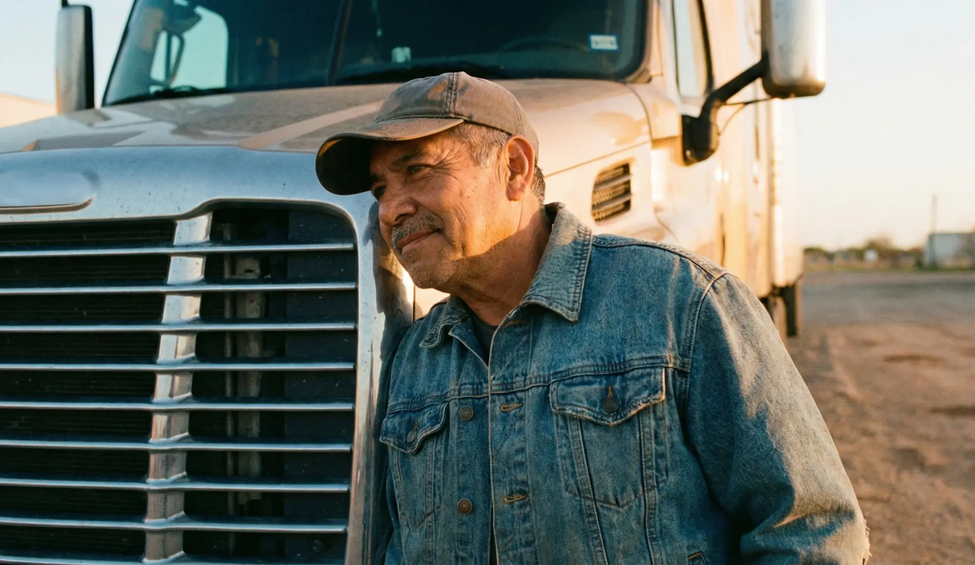 Camión de carga en carretera de Texas